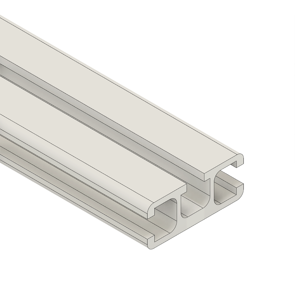 10-4518.5-0-500MM MODULAR SOLUTIONS EXTRUDED PROFILE<br>45MM X 18.5MM 3-SLOTS, CUT TO THE LENGTH OF 500 MM